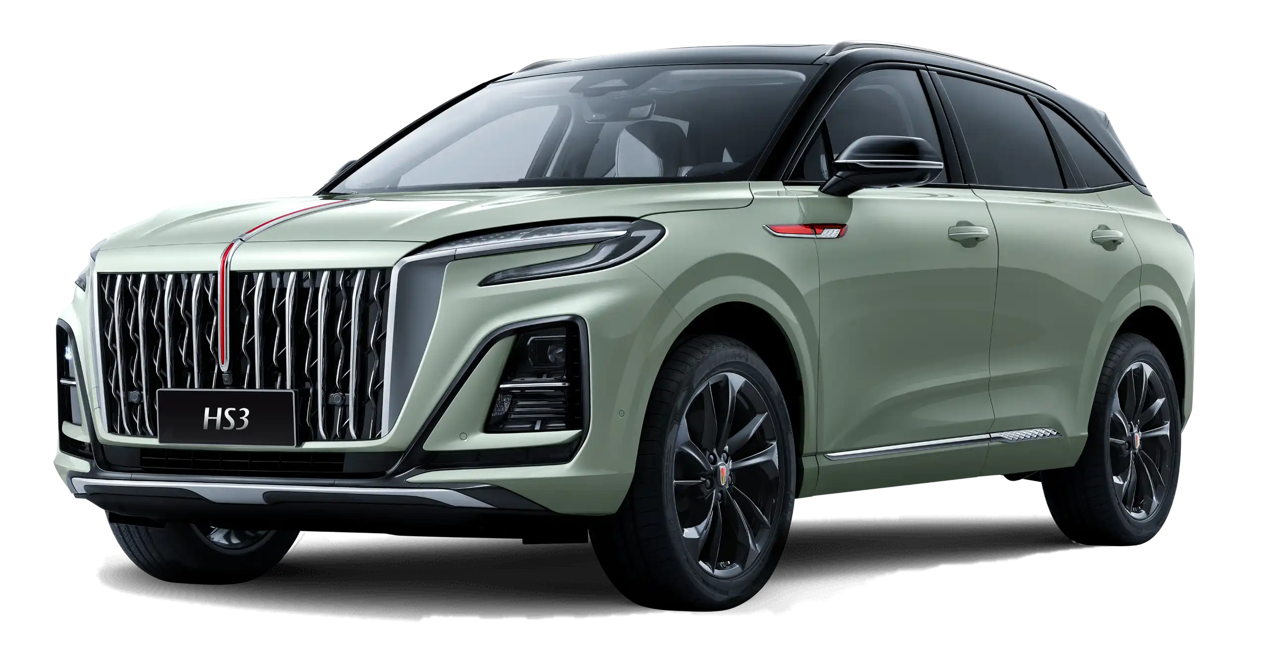 Hongqi_HS3_Green Hongqi HS3